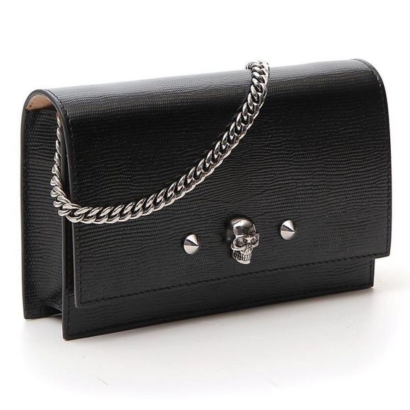 Alexander McQueen Handbags - Alexander McQueen Mini Skull Stud Chain Bag